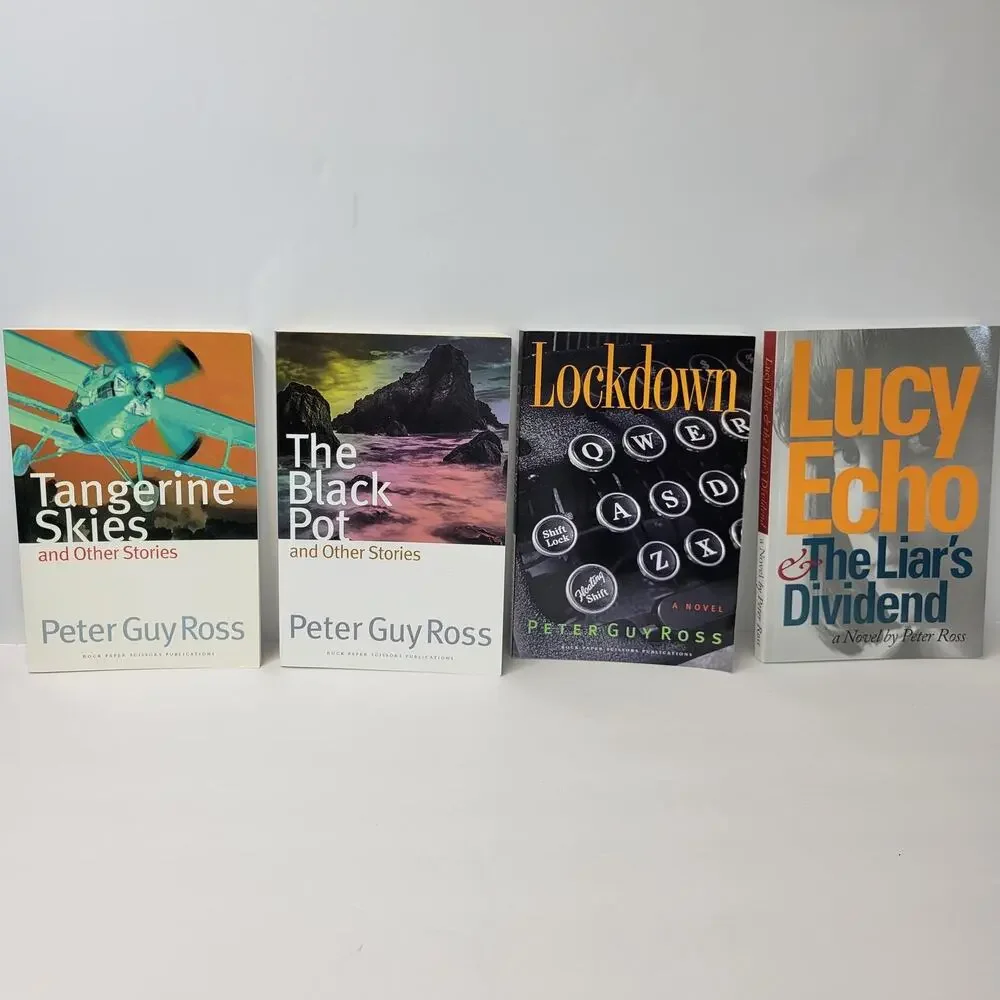 Peter Guy Ross 4 PB Lot Tangerine Skies‎ Black Pot Lockdown Lucy Echo Books